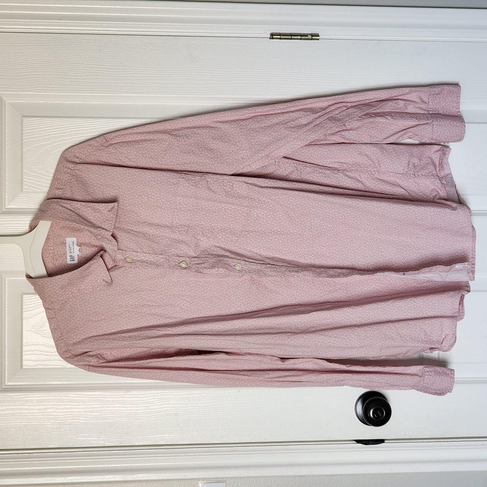GAP Pink Casual Button Down Shirt